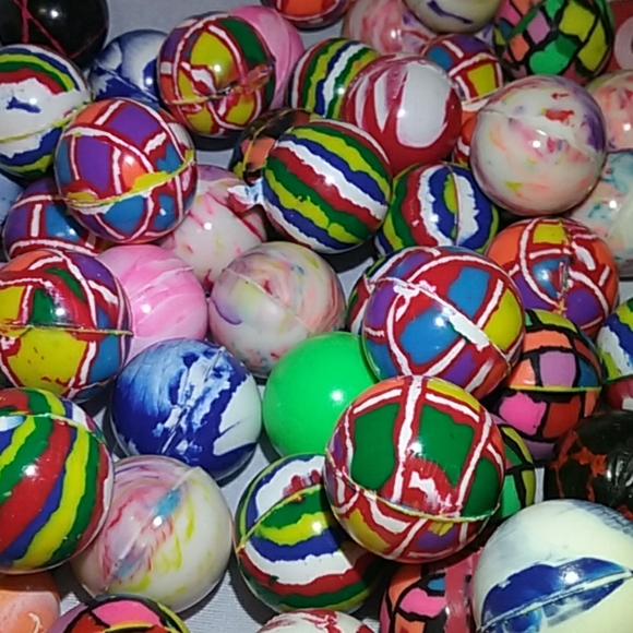 242 RUBBER MINI BALLS - Picture 2 of 8